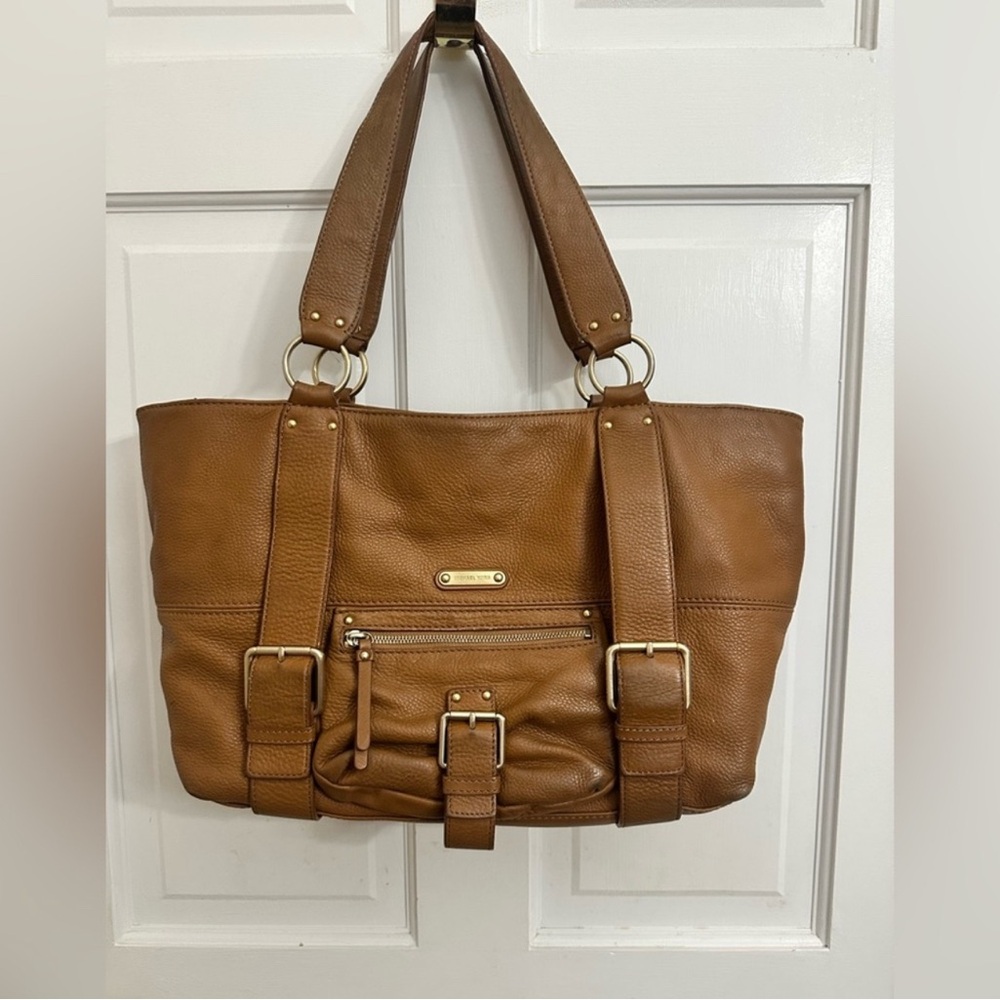 Michael Kors Tan Leather Shoulder Tote